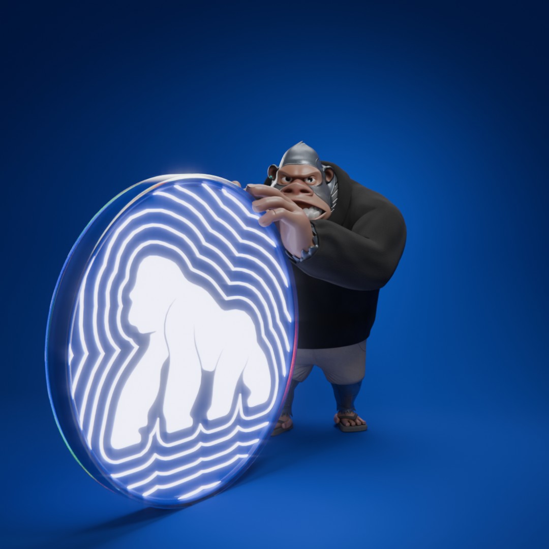 G's on Ape #4094 holder art on ApeChain — proud holder #dontfadegeez